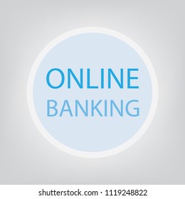 online banking concept- vector illustration