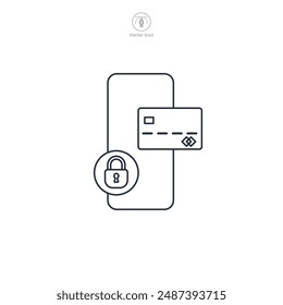 Online Banking Icon symbol vector illustration isolated on white background