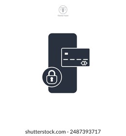 Online Banking Symbol Symbol Vektorillustration isoliert auf weißem Hintergrund