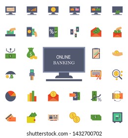 Online banking icon. Universal set of banking for website design and development, app development