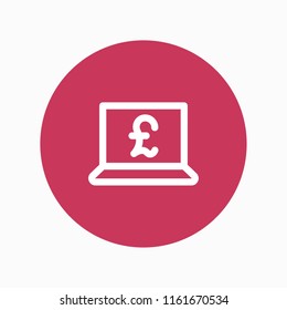 online banking icon vector