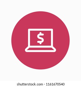 online banking icon vector