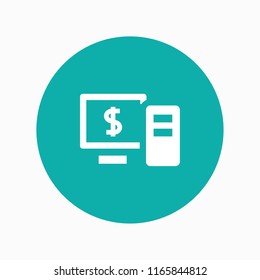 online banking icon vector
