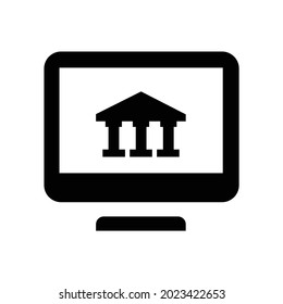 Online Banking icon in vector illustration.