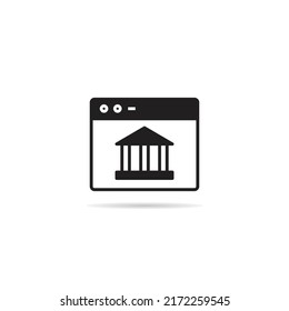 online banking icon vector illustration