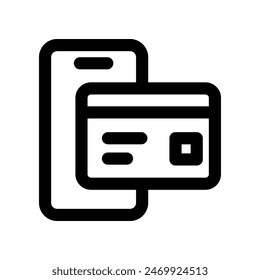 online banking icon. vector line icon for your website, mobile, presentation, and logo design.