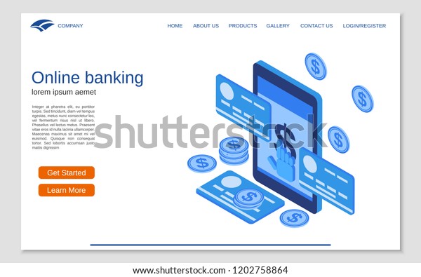 Online Banking Money Transfer Financial Transaction Stock - 