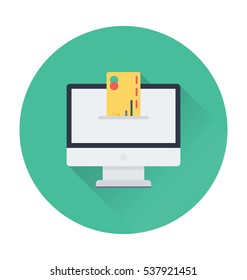 Online Banking Vector Icon 