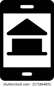 Online Banking Vector illustration on a transparent background.Premium quality symbols.Glyphs vector icon for concept and graphic design.