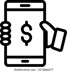Online Banking Vector illustration on a transparent background.Premium quality symmbols.Stroke vector icon for concept and graphic design.
