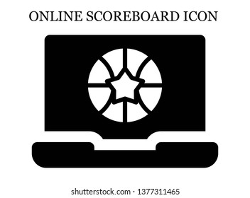 online Basketball icon. Editable online Basketball icon for web or mobile.