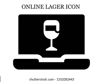 online Beer icon. Editable online Beer icon for web or mobile.