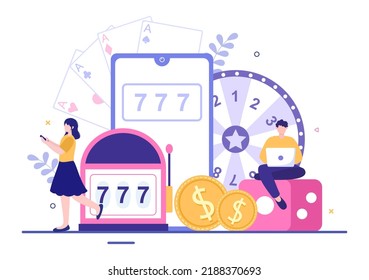 Online Betting Sports Game with Gold Coins and Live Bet Application Service Sport Broadcast in Hand Drawn Cartoon Flat Illustration