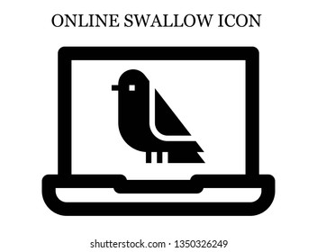 online Bird icon. Editable online Bird icon for web or mobile.