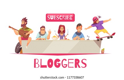 Online Bloggers Community Background