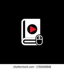 Online Book Education Logo learning vector design Book icon 