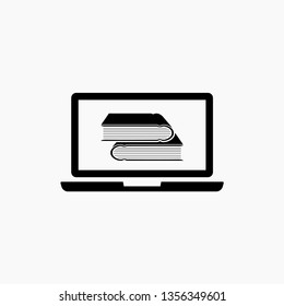 online book icon vector