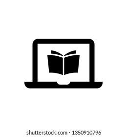 Online book reading icon