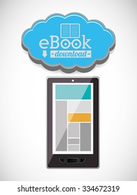 online bookstore design, vector illustration eps10 graphic 