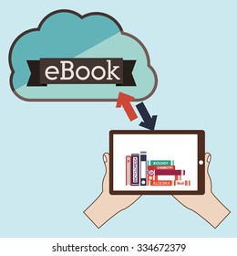 online bookstore design, vector illustration eps10 graphic 