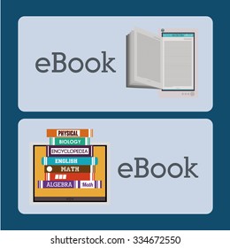 online bookstore design, vector illustration eps10 graphic 