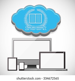 online bookstore design, vector illustration eps10 graphic 
