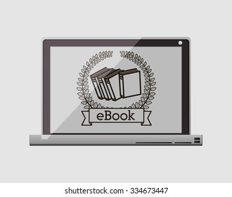 online bookstore design, vector illustration eps10 graphic 