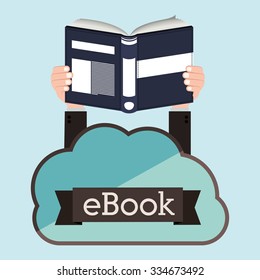 online bookstore design, vector illustration eps10 graphic 