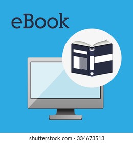 online bookstore design, vector illustration eps10 graphic 