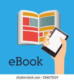 online bookstore design, vector illustration eps10 graphic 