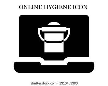 online Bucket icon. Editable online Bucket icon for web or mobile.