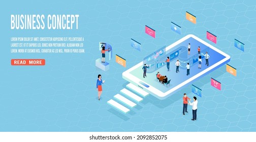 Análisis y planificación del negocio en línea en el dispositivo tablet. Empresaria en línea trabajando para negocios financieros y de evaluación. conceptos ilustrativos administración crecimiento de negocios, estadística, monitoreo