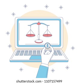 Online business concept
