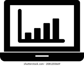 Online business growth Isolated Vector icon which can easily modify or edit

