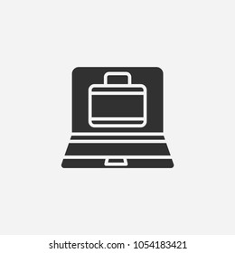 Online business icon illustration isolated vector sign symbol