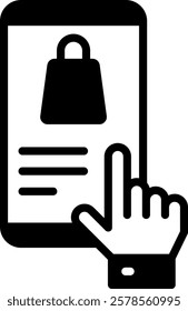 Online Business Icon Mixed Vector Illustration