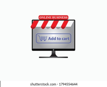 Online Business Portal Vector Illustrations