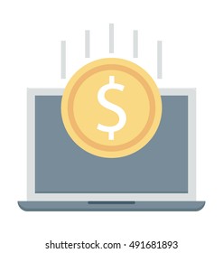 Online Business Vector Icon