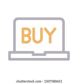 online buy colour line vector icon