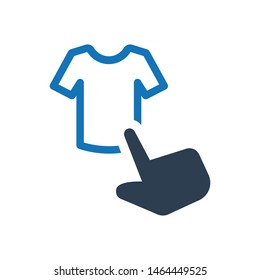Online buy icon. vector graphics