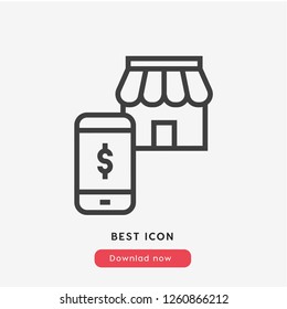 online buying icon vector