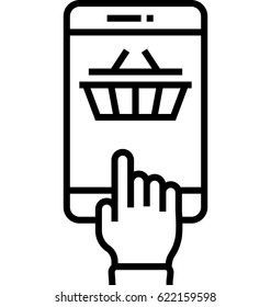 Online Buying Vector Icon