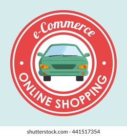 online car sale design, vector illustration eps10 graphic 