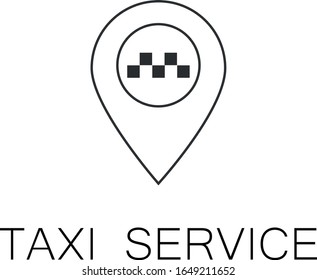 Online Car Taxi Service Concept Card Landing Web Page Template Include Vector illustration
