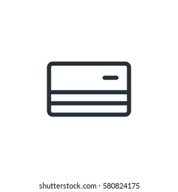 Online card payment vector icon