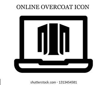 online Cardigan icon. Editable online Cardigan icon for web or mobile.