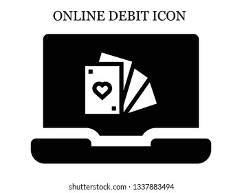 online Cards icon. Editable online Cards icon for web or mobile.