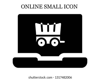 online Carriage icon. Editable online Carriage icon for web or mobile.