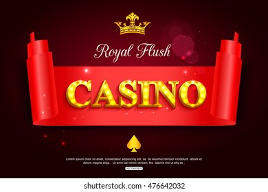Online casino background for poster, billboard, web sites, gambling club