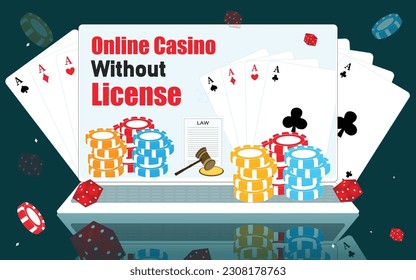 Online Casino Without License Illustration 